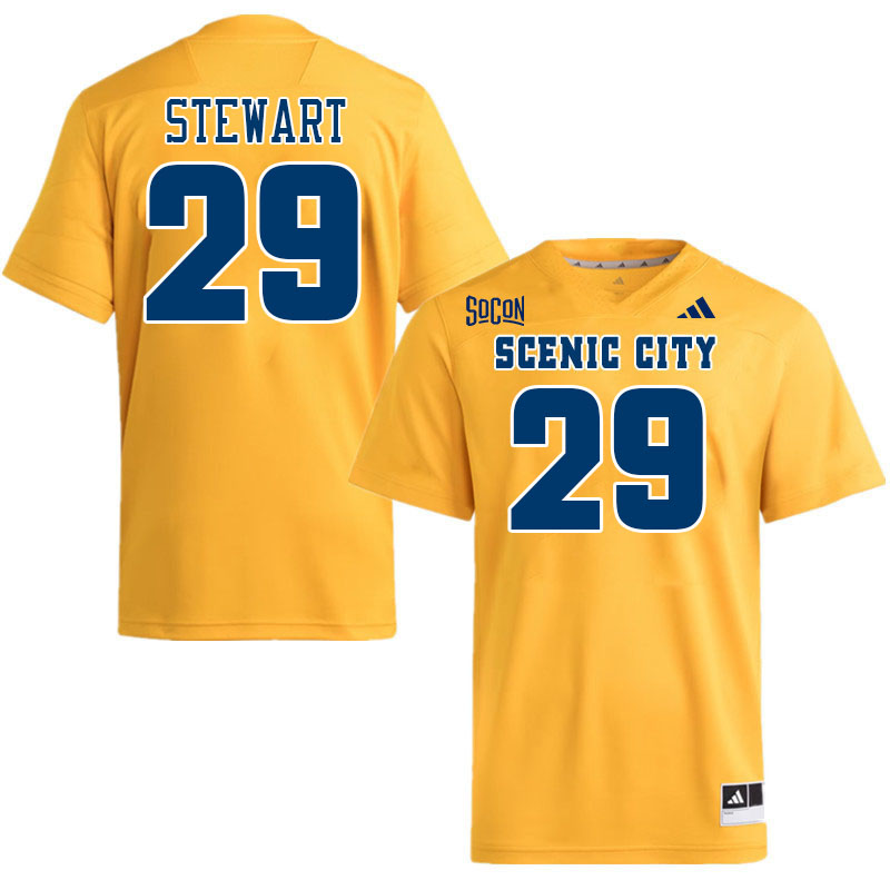 Chattanooga Mocs #29 Camren Stewart College Football Jerseys,Uniforms Stitched-Gold